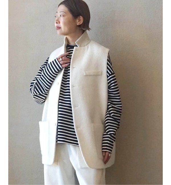 journal standard luxe「ラメボーダー クルーネックBigプルオーバー」|Tシャツ・カットソー|