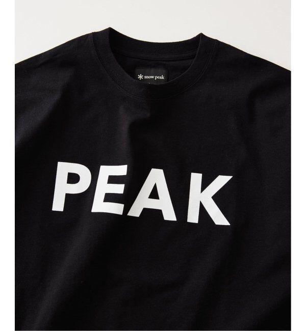 JOURNAL STANDARD relume「SNOW PEAK / スノーピーク 別注 &rdquo;PEAK SNOW&rdquo; ロゴTシャツ」|Tシャツ・カットソー|