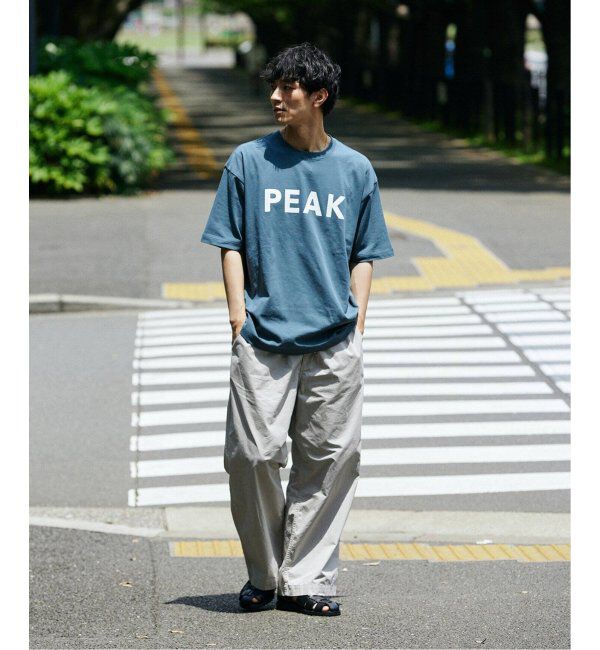 JOURNAL STANDARD relume「SNOW PEAK / スノーピーク 別注 &rdquo;PEAK SNOW&rdquo; ロゴTシャツ」|Tシャツ・カットソー|