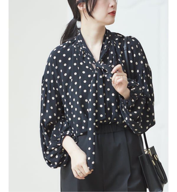 journal standard L'essage「《追加》IDEVEAUX＊IPEKERボウタイブラウス」|シャツ・ブラウス|