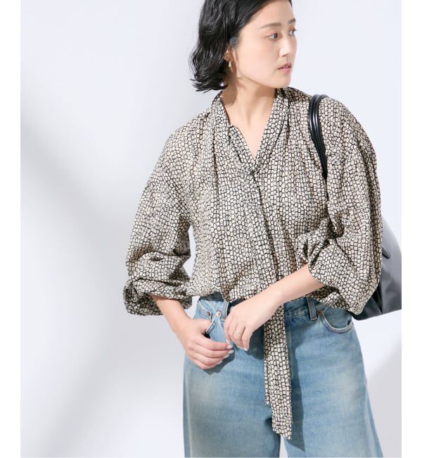 journal standard L'essage「《追加》IDEVEAUX＊IPEKERボウタイブラウス」|シャツ・ブラウス|