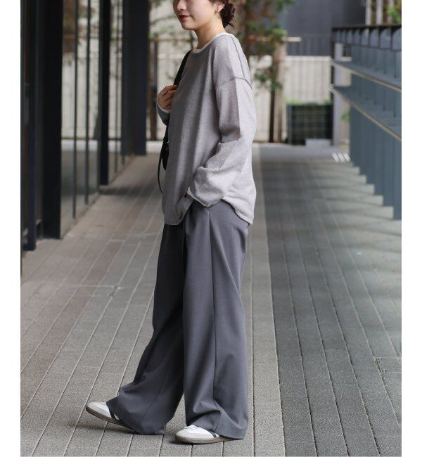 JOURNAL STANDARD relume「［2枚セット］シアーモヘヤブレンドTEEレイヤードプルオーバー」|ニット・セーター|