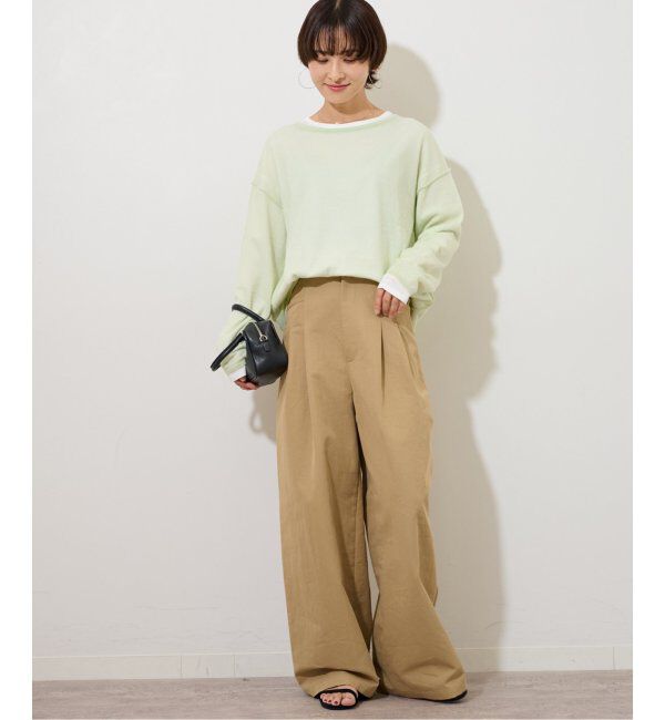 JOURNAL STANDARD relume「［2枚セット］シアーモヘヤブレンドTEEレイヤードプルオーバー」|ニット・セーター|