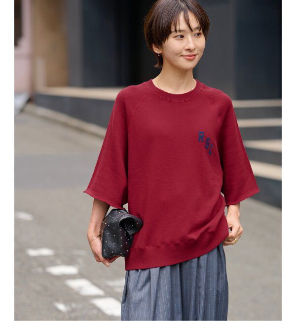 JOURNAL STANDARD relume「度甘ハーフスリーブスウェット」|スウェット・ジャージ|ボルドー