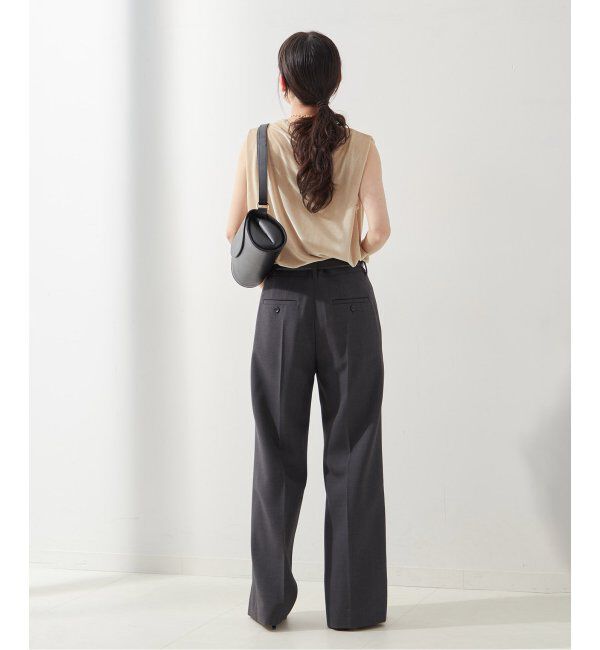 journal standard L'essage「ベロア タックノースリーブ」|Tシャツ・カットソー|