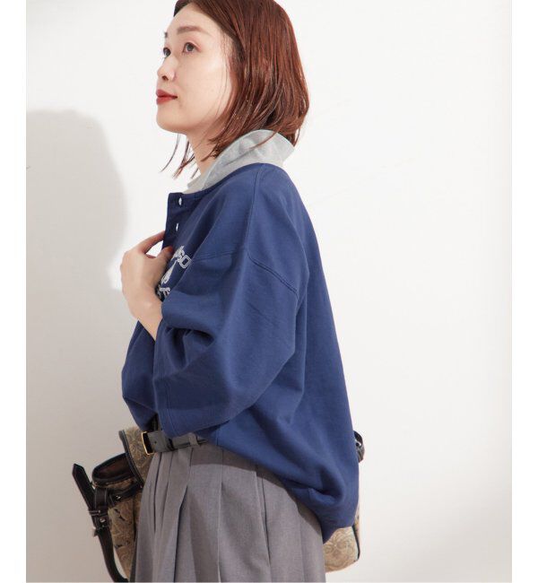 journal standard L'essage「《別注》【RUSSELL ATHLETIC/ラッセル・アスレティック】ポロエリ スエット」|Tシャツ・カットソー|