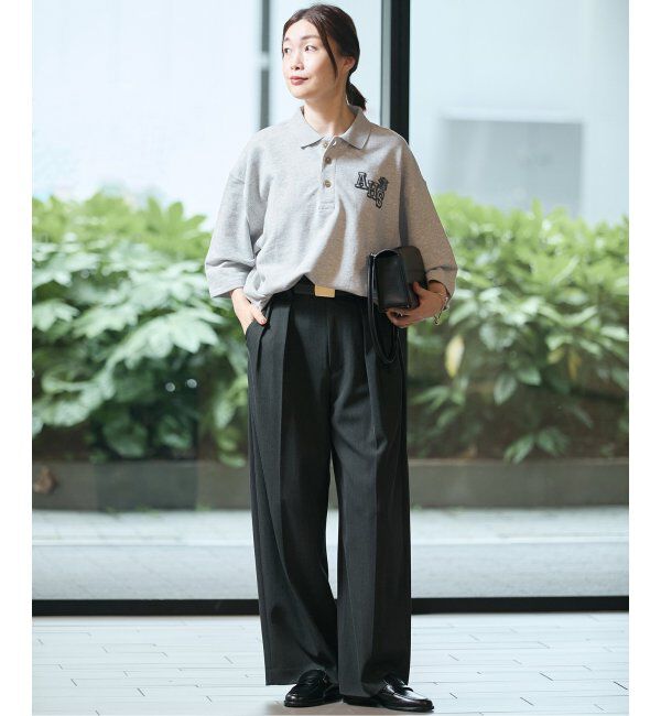 journal standard L'essage「《別注》【RUSSELL ATHLETIC/ラッセル・アスレティック】ポロエリ スエット」|Tシャツ・カットソー|