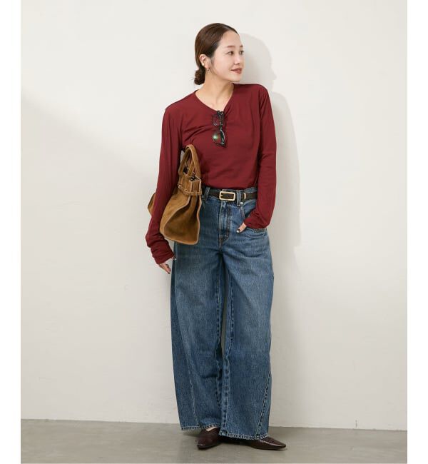 JOURNAL STANDARD「《追加5》クルーネックシアーロングTシャツ」|Tシャツ・カットソー|