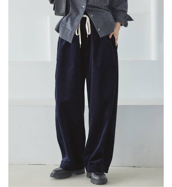 JOURNAL STANDARD「Corduroy Barrel イージーパンツ」|その他|ネイビー