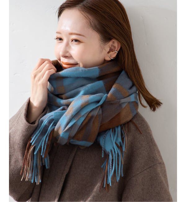 JOURNAL STANDARD「《追加4》Cashmere ストール」|ストール|ブルー B