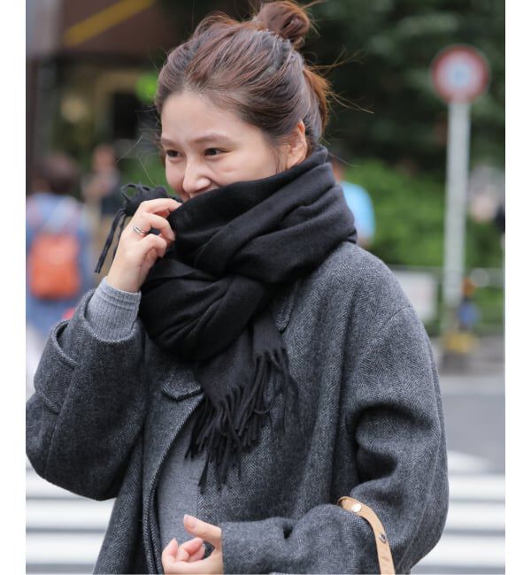 JOURNAL STANDARD「《追加3》Cashmere ストール」|ストール|ブラック