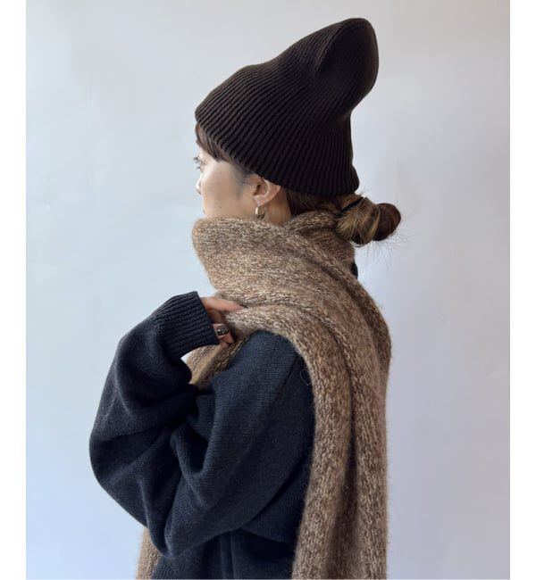 journal standard luxe「【ARMEN】WOOL/CASHMERE 1*1 RIB STITCH WATCH」|ニット帽|
