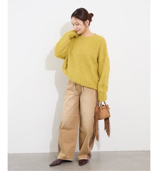 JOURNAL STANDARD「《WEB限定追加2》シャギークルーネックプルオーバー」|ニット・セーター|