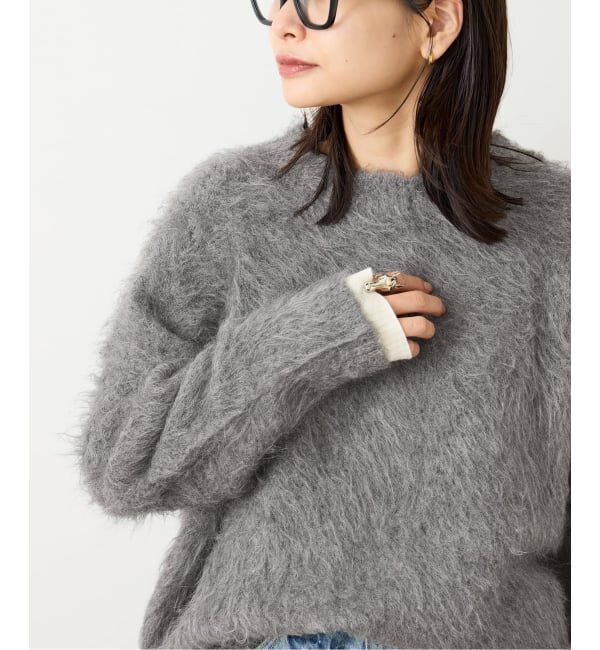 JOURNAL STANDARD「《WEB限定追加2》シャギークルーネックプルオーバー」|ニット・セーター|