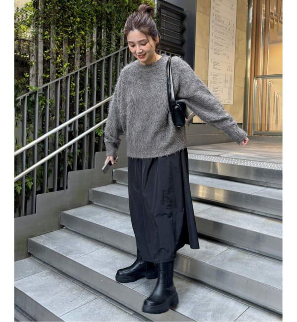 JOURNAL STANDARD「《WEB限定追加2》シャギークルーネックプルオーバー」|ニット・セーター|