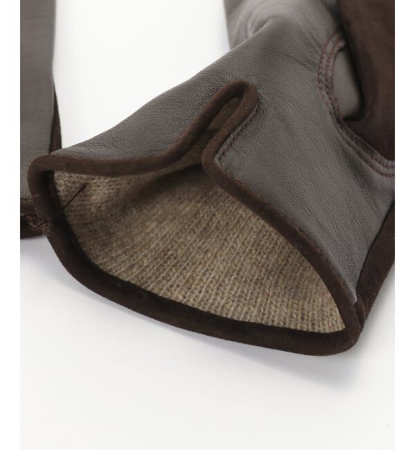 JOURNAL STANDARD relume「GLOVES / グローブス スエード/ ラムスキン コンビネーショングローブ」|手袋|
