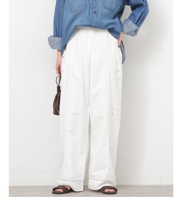 JOURNAL STANDARD relume「《予約》［26SS新作］カットワークエンブロイダリーパンツ」|その他|