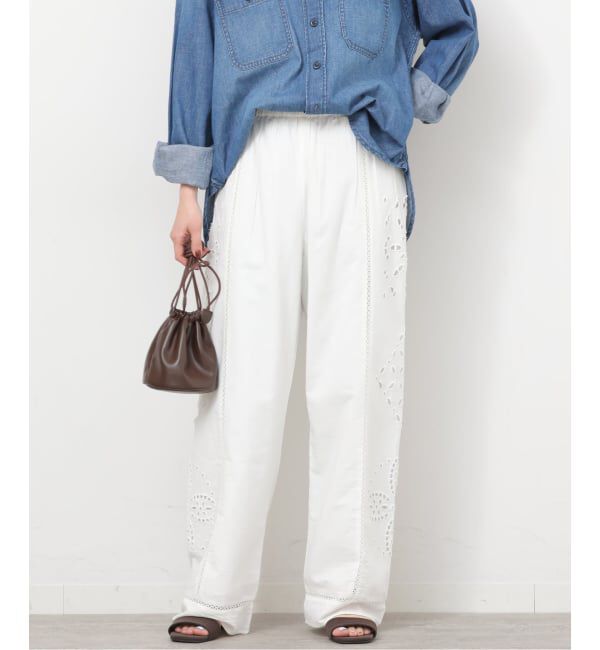 JOURNAL STANDARD relume「《予約》［26SS新作］カットワークエンブロイダリーパンツ」|その他|
