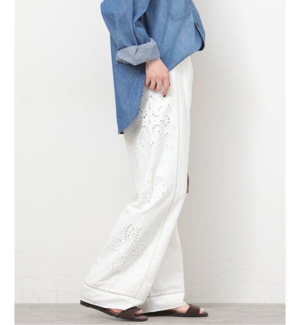 JOURNAL STANDARD relume「《予約》［26SS新作］カットワークエンブロイダリーパンツ」|その他|