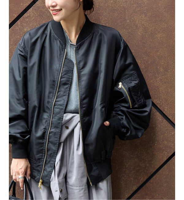 JOURNAL STANDARD「《追加予約2》【洗える】ダブルジップMA-1」|ブルゾン・スタジャン|ブラック