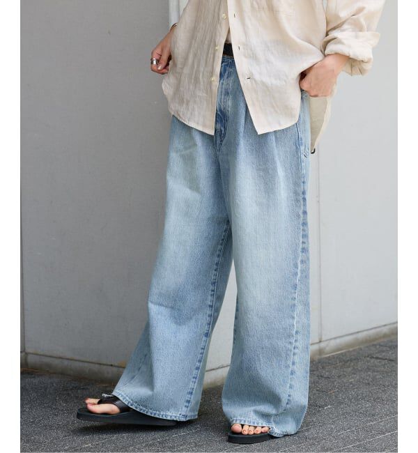 JOURNAL STANDARD「《追加予約》2タックワイドデニムパンツ」|デニム|
