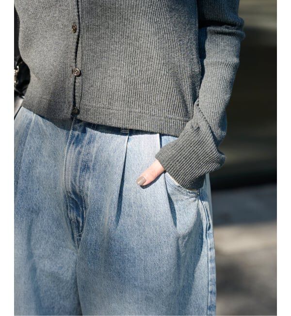 JOURNAL STANDARD「《追加予約》2タックワイドデニムパンツ」|デニム|