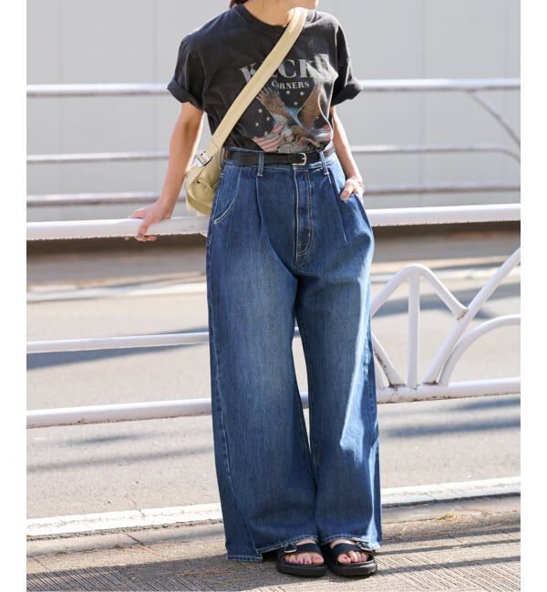 JOURNAL STANDARD「《追加予約》2タックワイドデニムパンツ」|デニム|