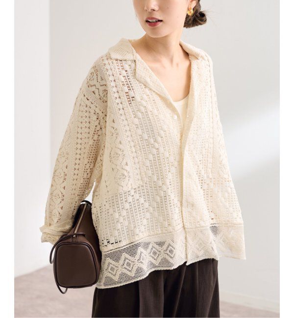 FRAMeWORK「≪追加≫アンティークレースOPカラーシャツ 2」|シャツ・ブラウス|