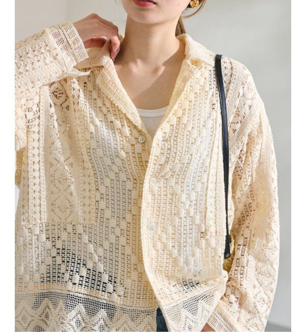 FRAMeWORK「≪追加≫アンティークレースOPカラーシャツ 2」|シャツ・ブラウス|