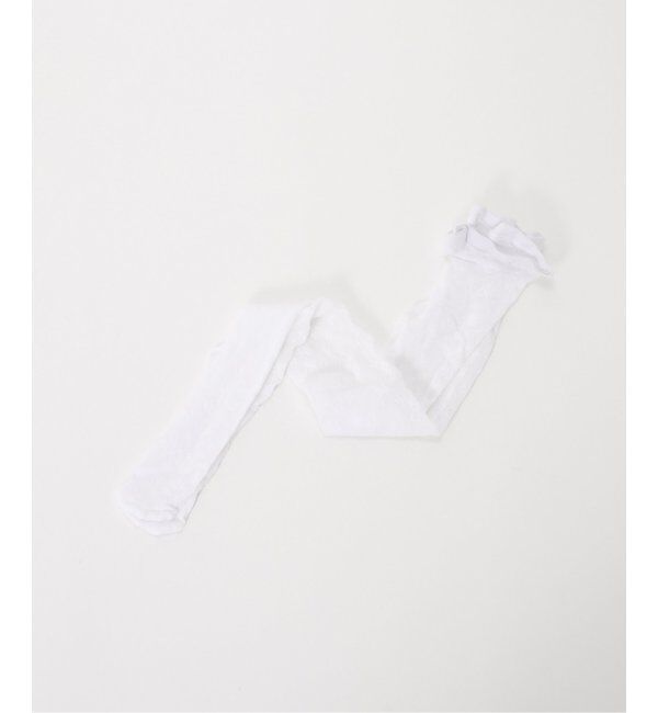 U by SPICK&SPAN「I HATE MONDAY/アイヘイトマンデイ Flower Jacquard lace Stock」|タイツ・ストッキング|