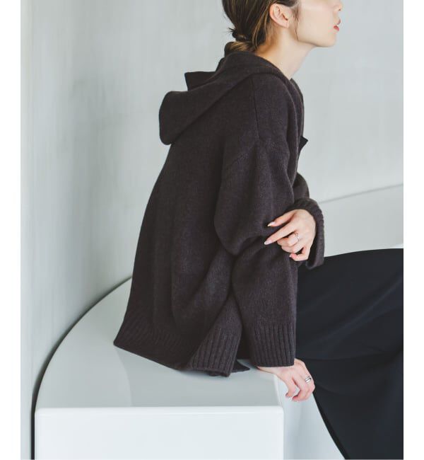 NOBLE「YAKフーディーカーディガン」|カーディガン|