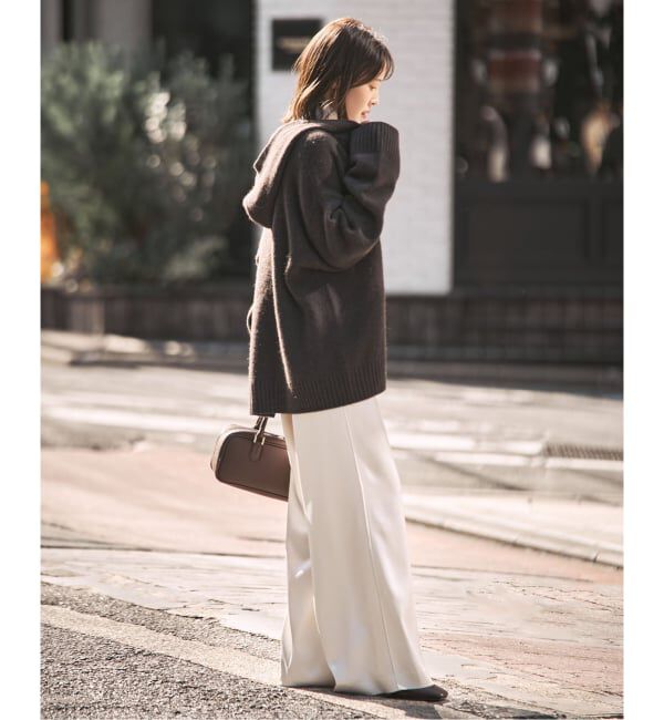 NOBLE「YAKフーディーカーディガン」|カーディガン|