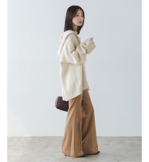 NOBLE「YAKフーディーカーディガン」|カーディガン|