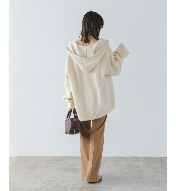 NOBLE「YAKフーディーカーディガン」|カーディガン|