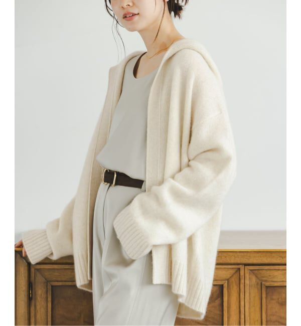 NOBLE「YAKフーディーカーディガン」|カーディガン|