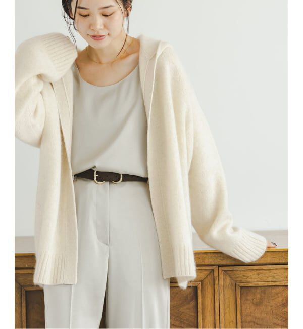 NOBLE「YAKフーディーカーディガン」|カーディガン|