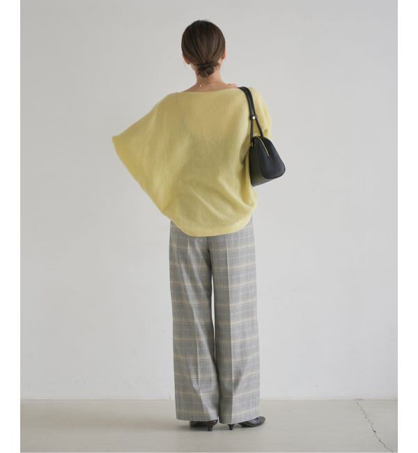 NOBLE「チェック柄裏起毛スラックスパンツ」|スラックス|