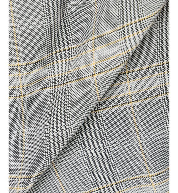 NOBLE「チェック柄裏起毛スラックスパンツ」|スラックス|