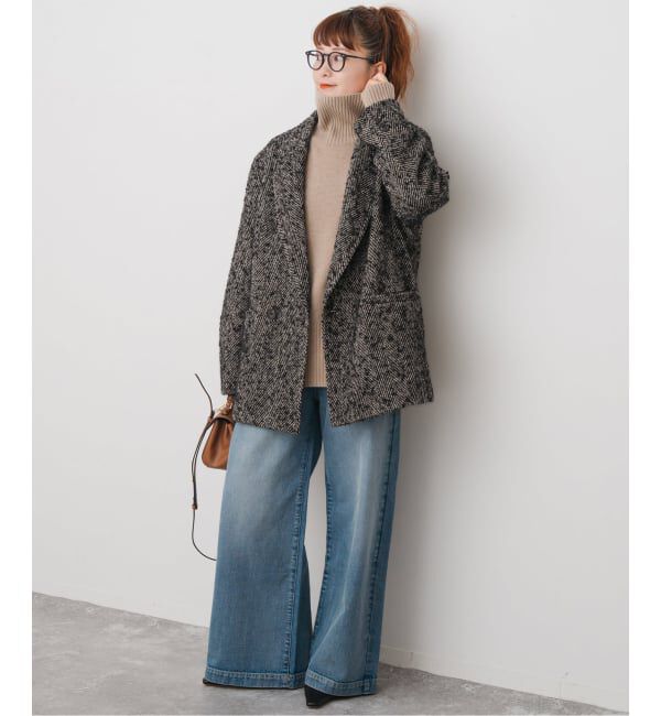 Spick and Span「ヘリンボンツイードジャコット」|その他|
