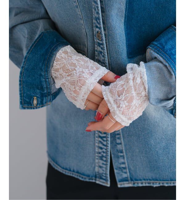 Spick and Span「《追加》ストレッチレースクルーネックプルオーバー」|Tシャツ・カットソー|