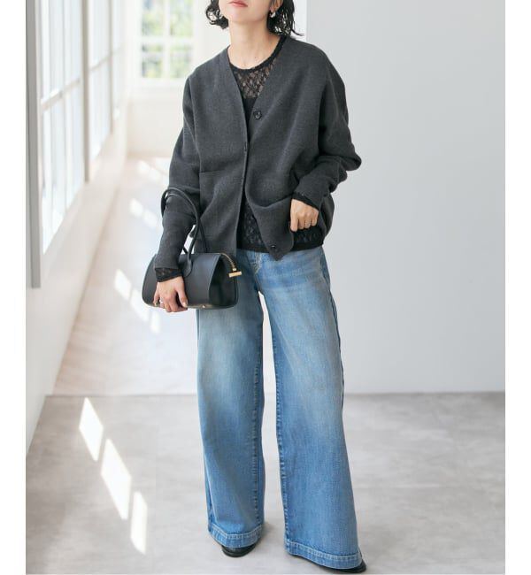 Spick and Span「《追加》ストレッチレースクルーネックプルオーバー」|Tシャツ・カットソー|