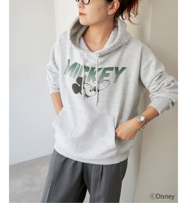 Spick and Span「《WEB限定追加》GOOD ROCK SPEED x Spick 別注 MICKEY  /  SWEAT」|パーカー|グレーA