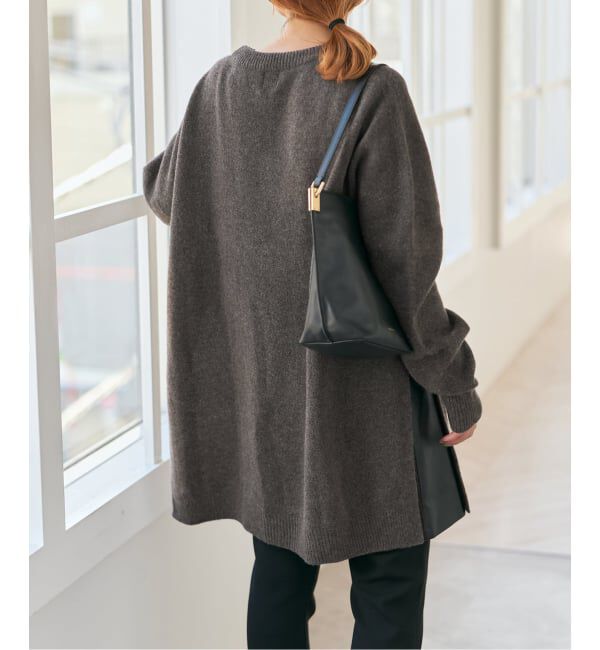 Spick and Span「2WAYロングスリットチュニックプルオーバー」|ニット・セーター|