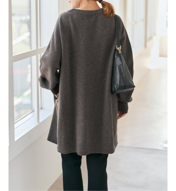 Spick and Span「2WAYロングスリットチュニックプルオーバー」|ニット・セーター|