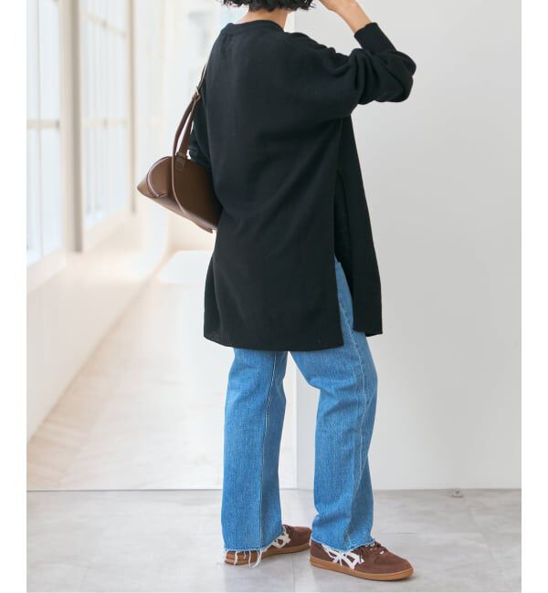 Spick and Span「2WAYロングスリットチュニックプルオーバー」|ニット・セーター|