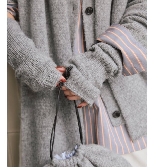 Spick and Span「a&m アルパカミックスアームウォーマー」|手袋|