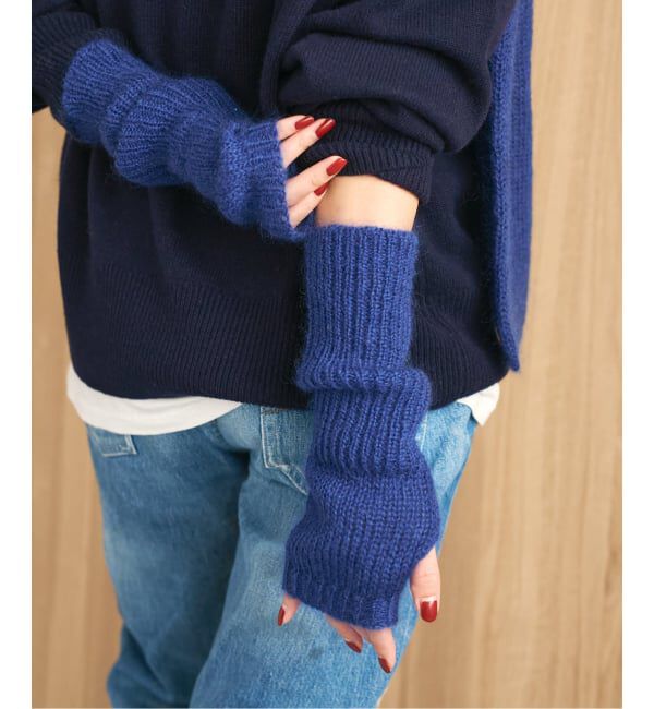 Spick and Span「a&m アルパカミックスアームウォーマー」|手袋|