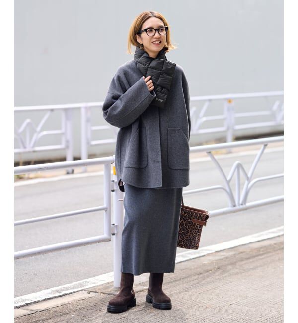 FRAMeWORK「TAION/タイオン BASIC DOWN スカーフ」|マフラー|