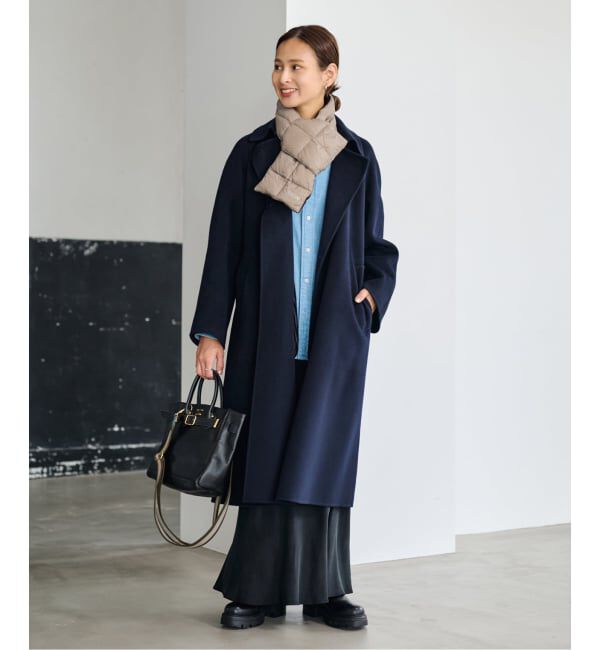 FRAMeWORK「TAION/タイオン BASIC DOWN スカーフ」|マフラー|