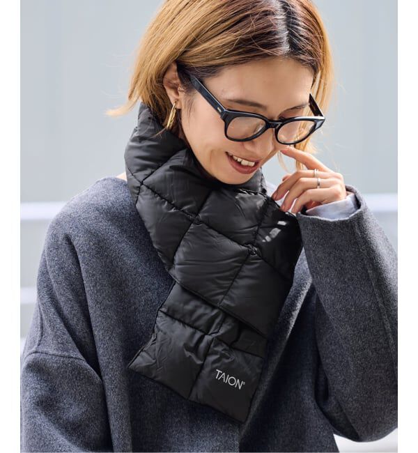 FRAMeWORK「TAION/タイオン BASIC DOWN スカーフ」|マフラー|